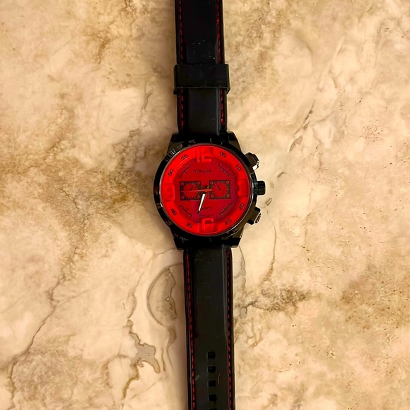 Red Sports Watch - Picture 2 of 3